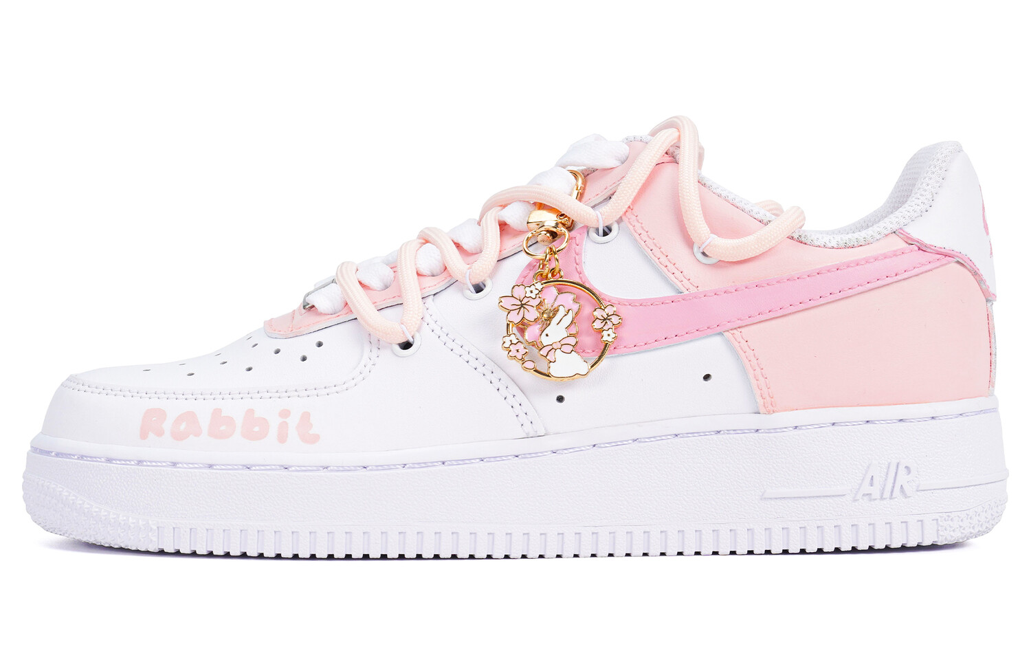 

Кроссовки Nike Air Force 1 Skateboard Shoes Women's Low-Top White Pink