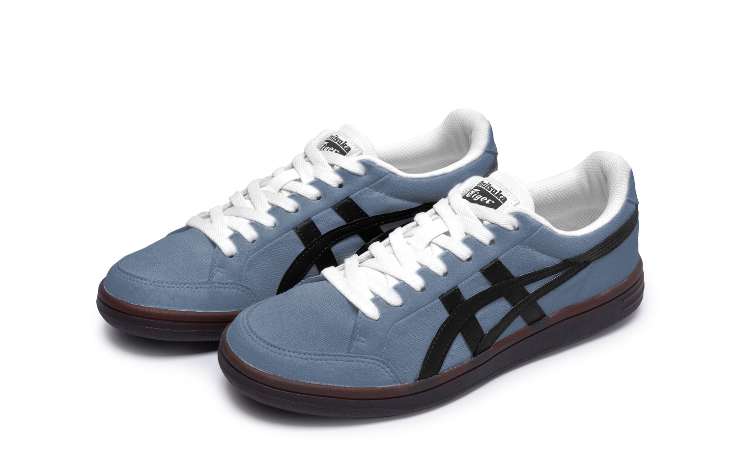 Onitsuka Tiger Эдванти скейтборд обувь унисекс низкие черные с темно-синим, цвет Navy Blue Black — фото 4