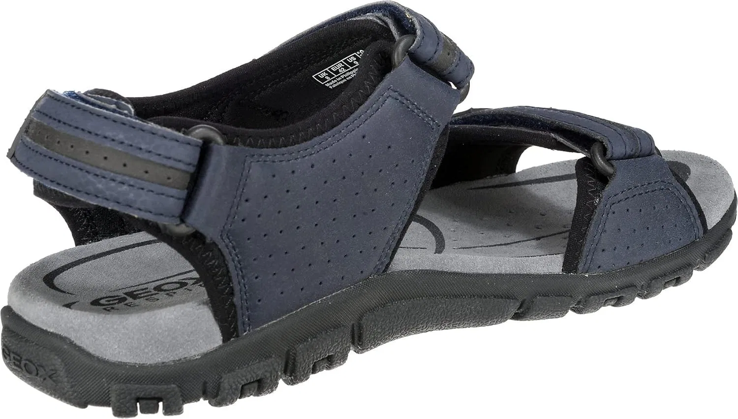 Мужские сандалии Geox Uomo Sandal Strada D с ремешком, Navy Dk Grey — фото 4
