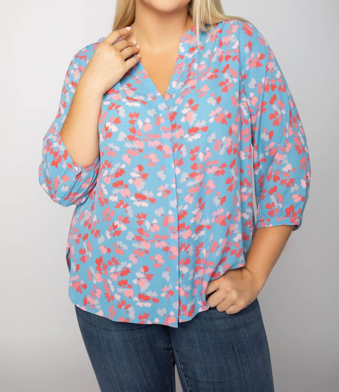 

Блузка с защипами Pacific Meadow NYDJ, Pacific Meadow