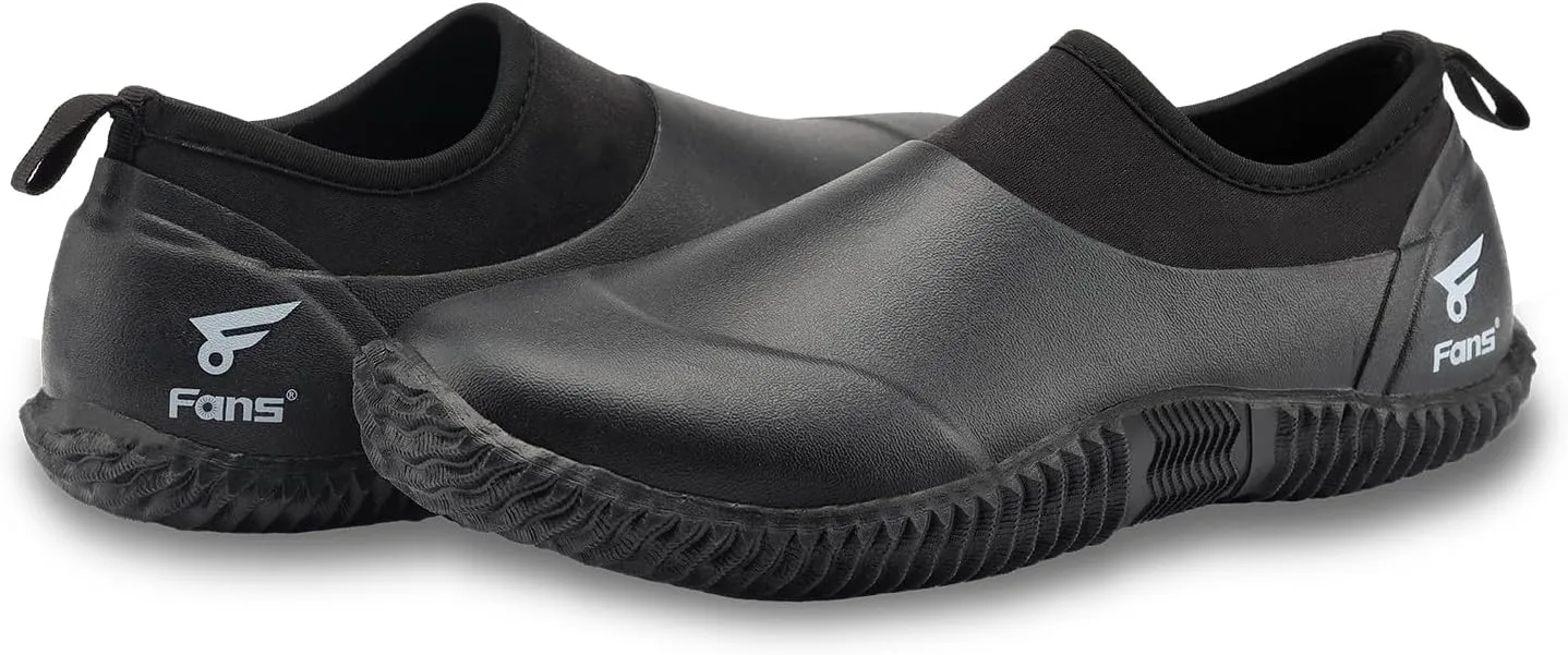 

Мужские садовые сапоги 8 Fans водонепроницаемые резиновые сапоги из неопрена с стельками из пены с эффектом памяти для садоводства и сельского хозяйства, черный