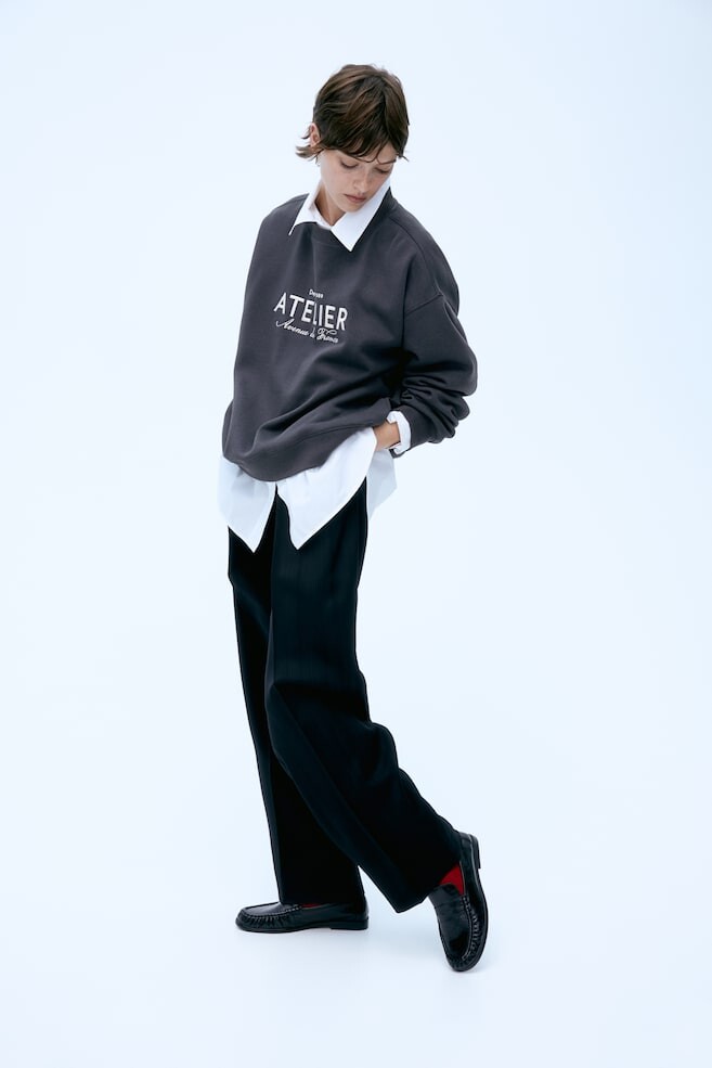 

Толстовка с текстовым мотивом H&M, мультиколор