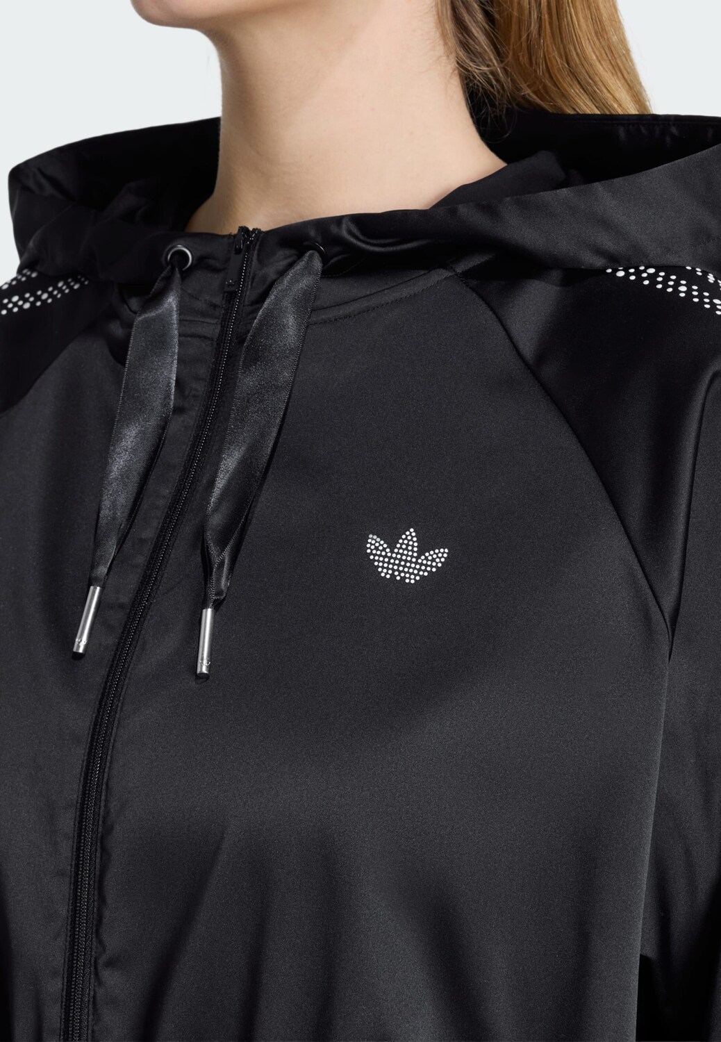 Adidas Originals Куртка межсезонная 'PEARL' в черном цвете — фото 4