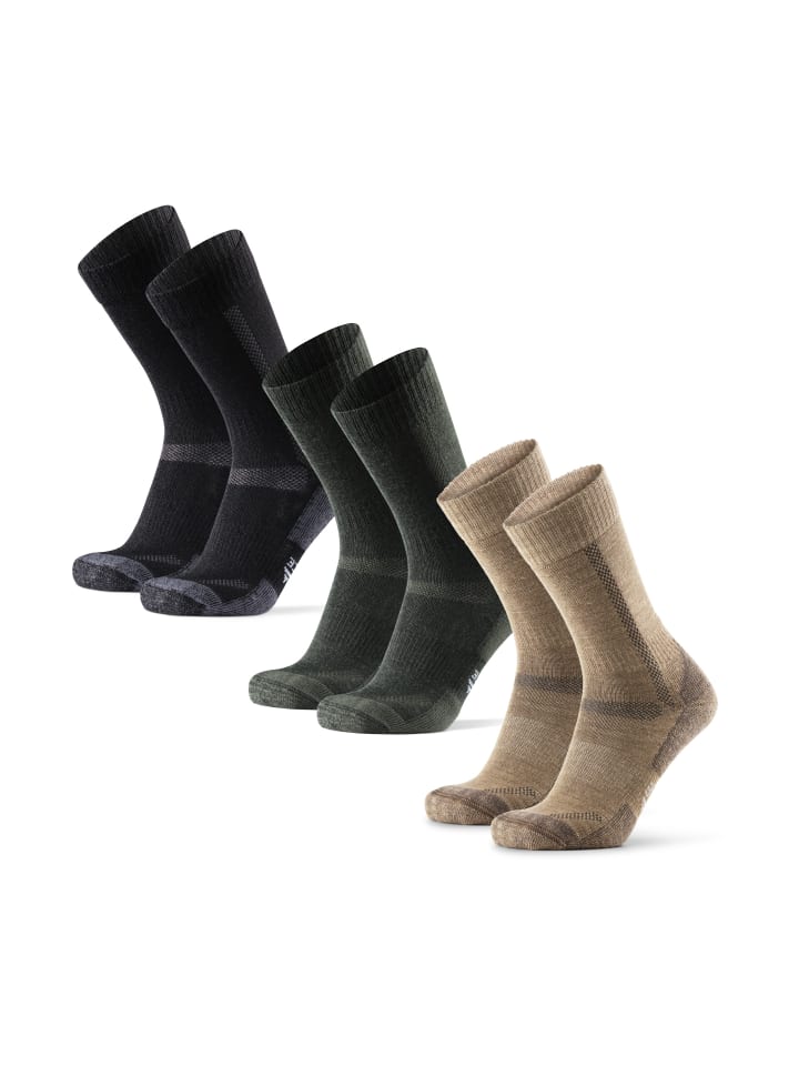 

Носки Hiking Classic бежево-зелено-черного цвета DANISH ENDURANCE