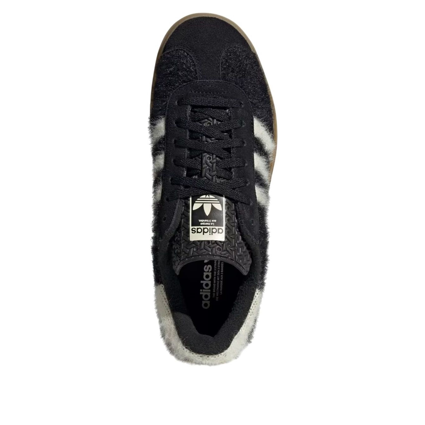 Кроссовки (WMNS) adidas Gazelle Bold 'Black Cream White' — фото 2