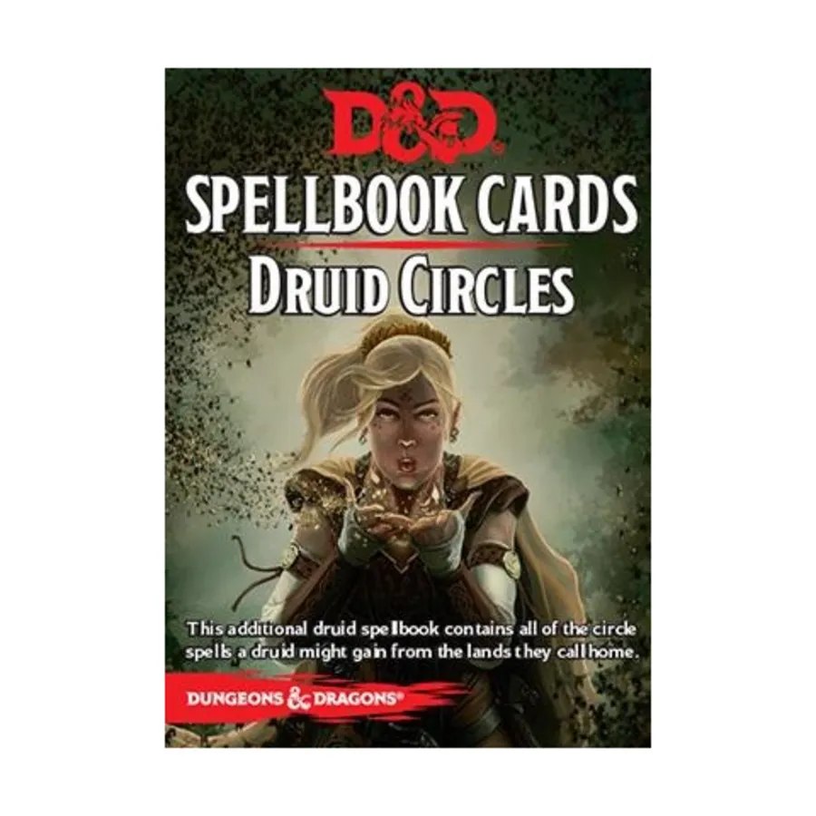

Карты книг заклинаний — круги друидов, Dungeons & Dragons - Gaming Aids (5th Edition) (Gale Force Nine)