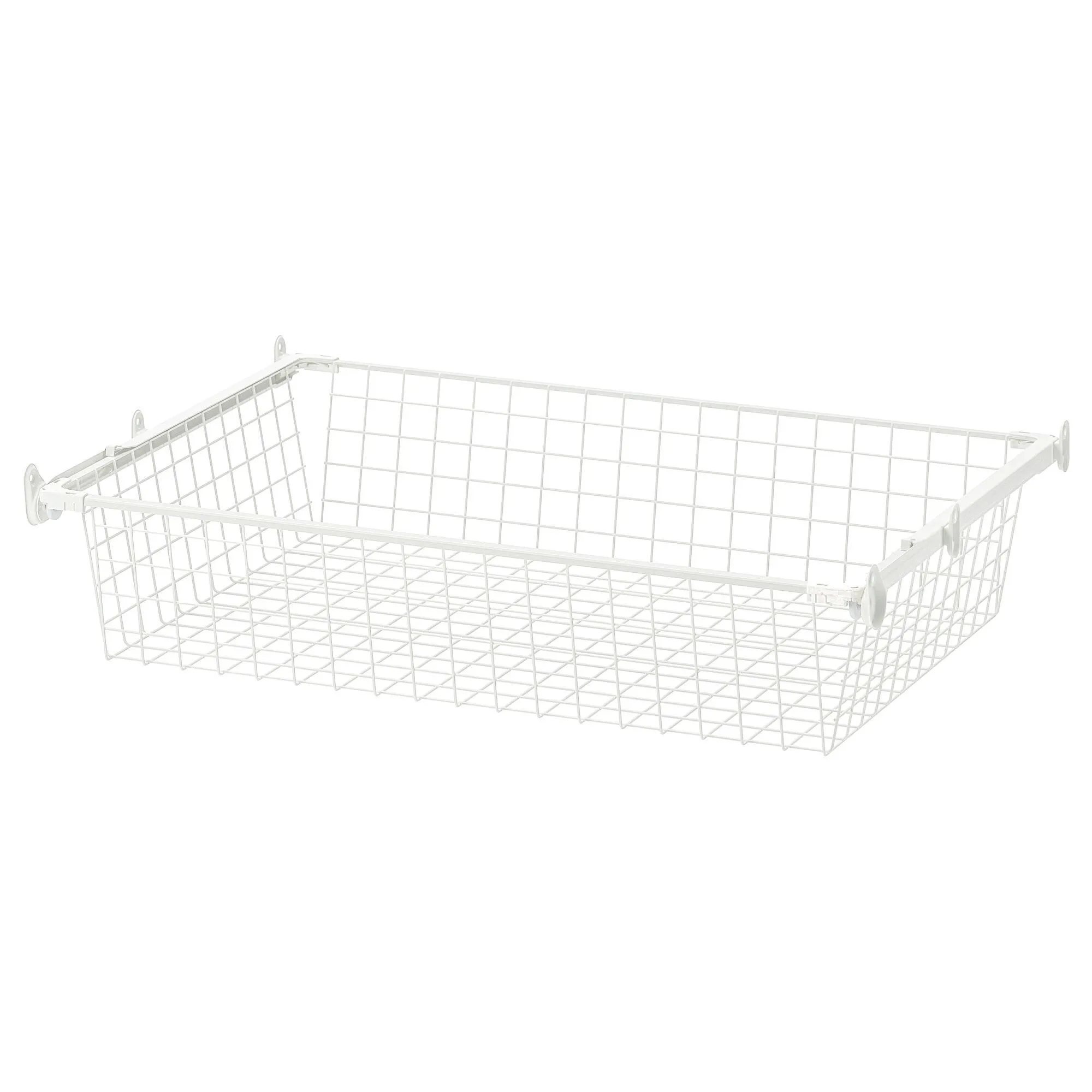 

Металлическая корзина с выдвижной направляющей, белая, 80x55 см, HJÄLPA IKEA