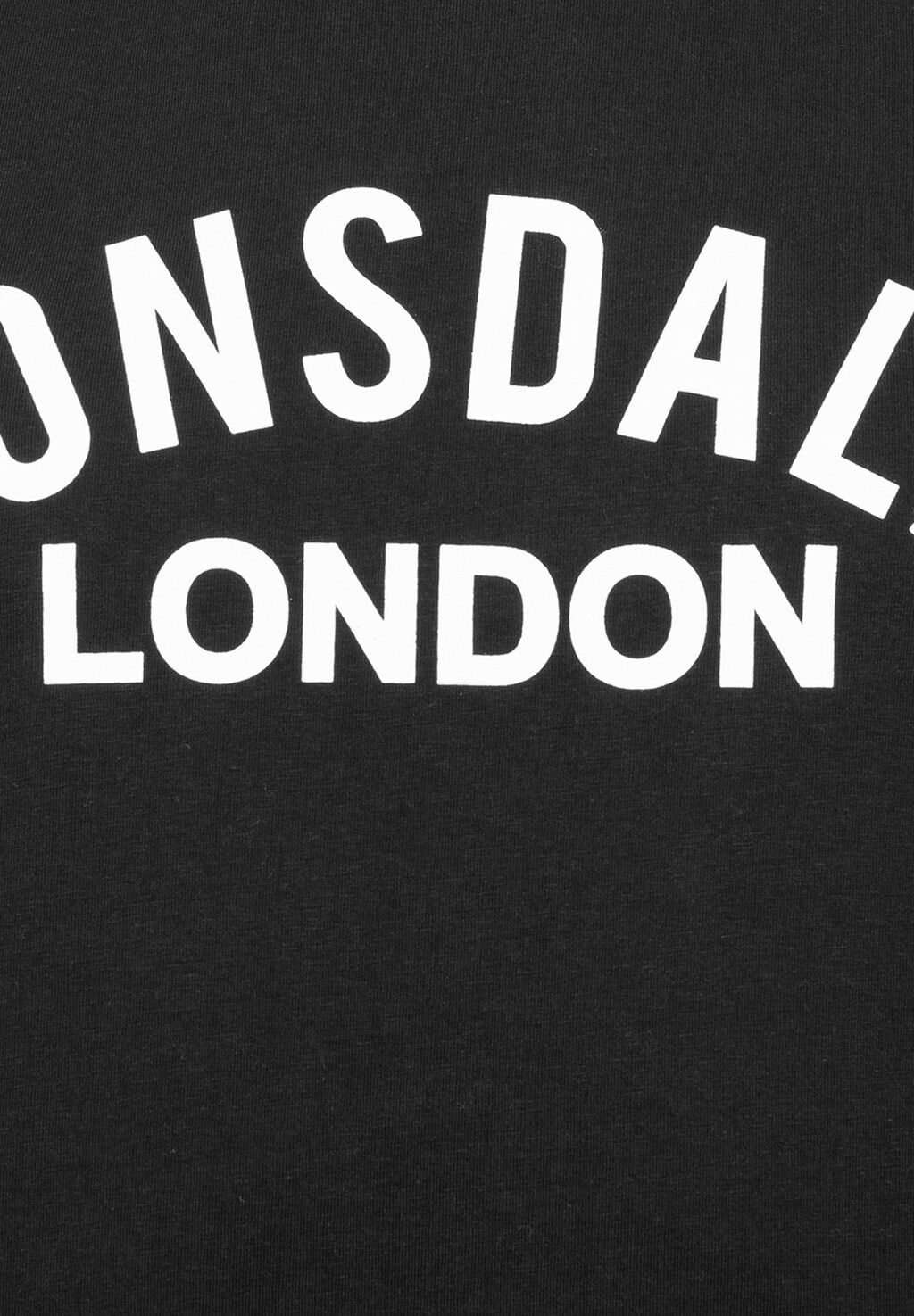 

Футболка с принтом Lonsdale, черный