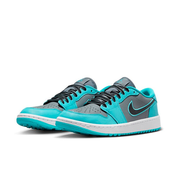 Кроссовки Air Jordan 1 Low Golf 'Gamma Blue', серый — фото 3