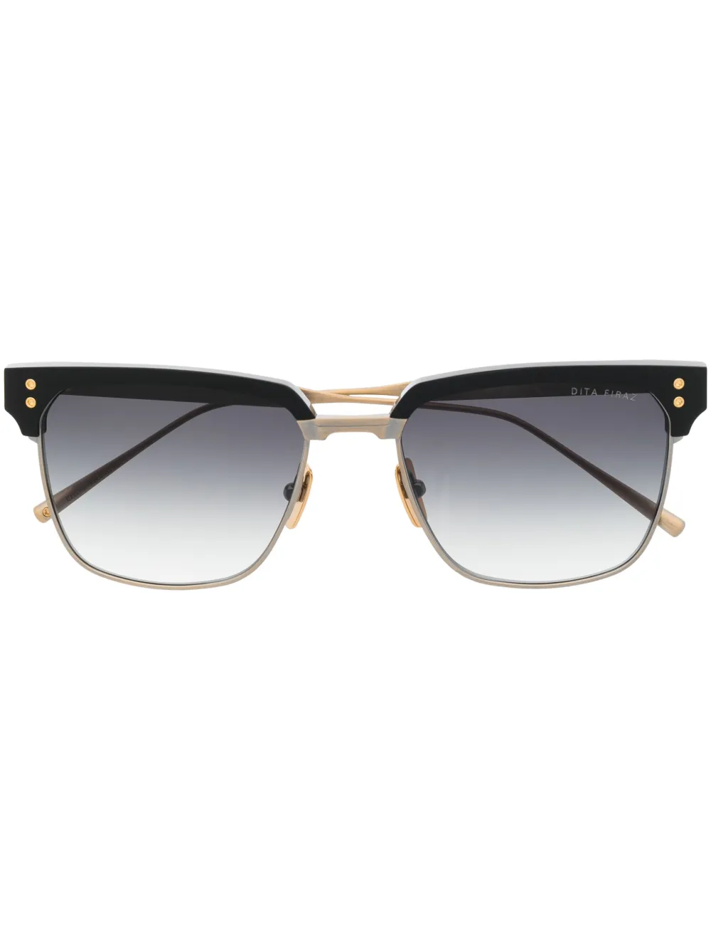 

Солнцезащитные очки с контрастным мостом Dita Eyewear, золотой