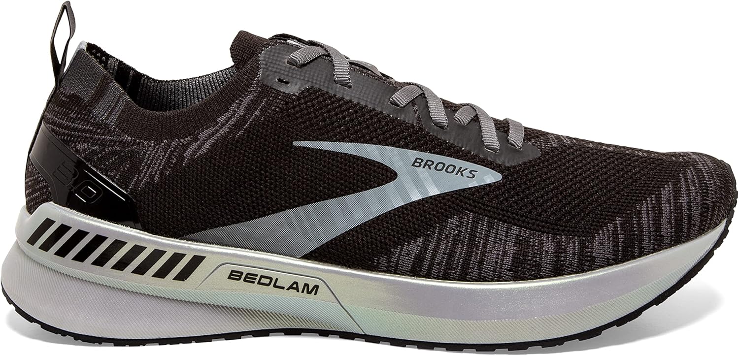 Мужские беговые кроссовки Brooks Bedlam 3, белый/черный — фото 2