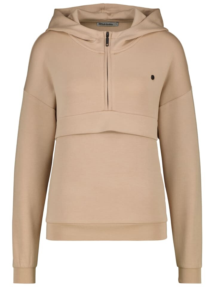 

Толстовка alife and kickin Pullover MajviAK T, серо-коричневый