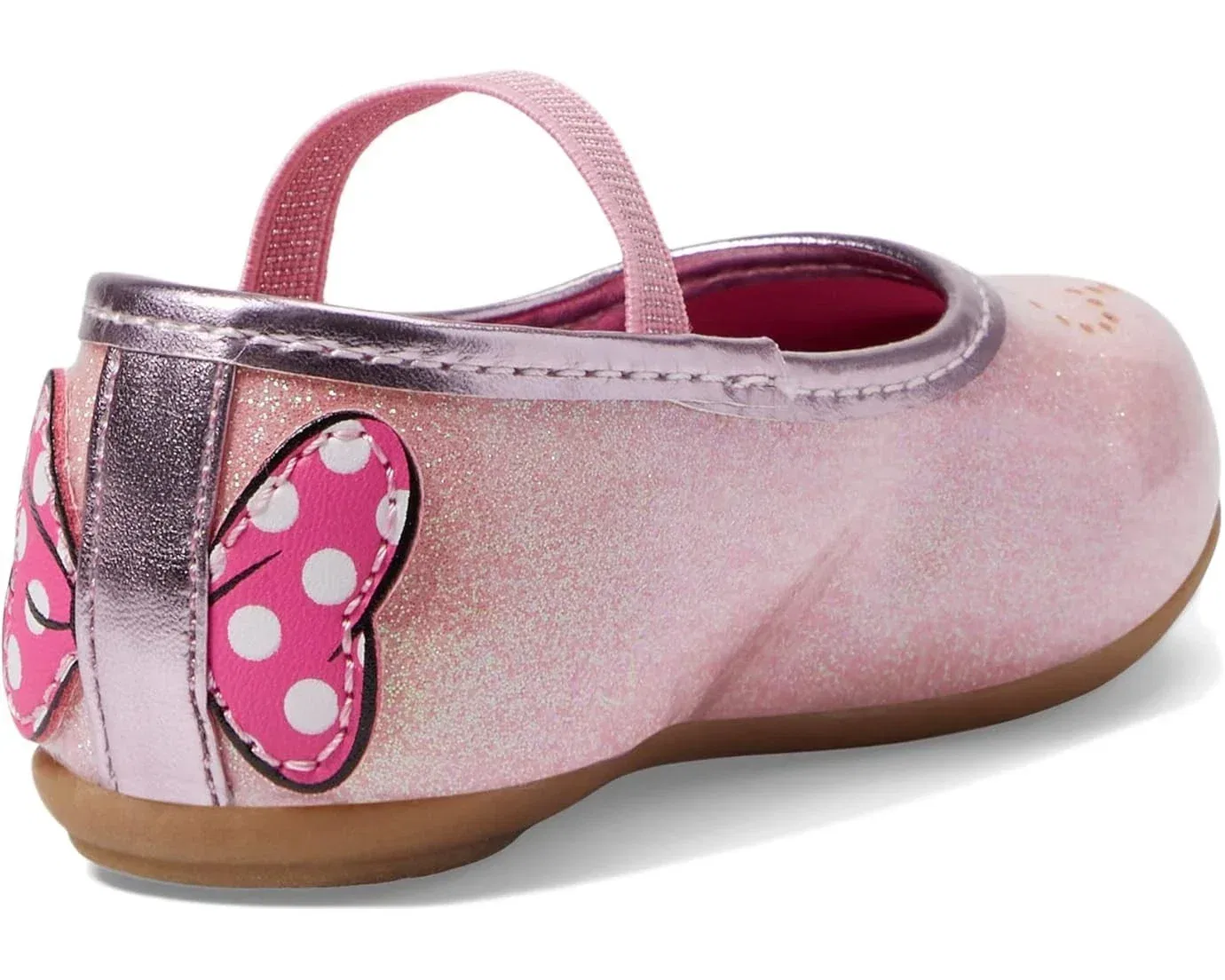 Балетки Josmo Minnie Dress Flats, розовые, с круглым носком, модель Мэри Джейн, ZAP1922 — фото 3