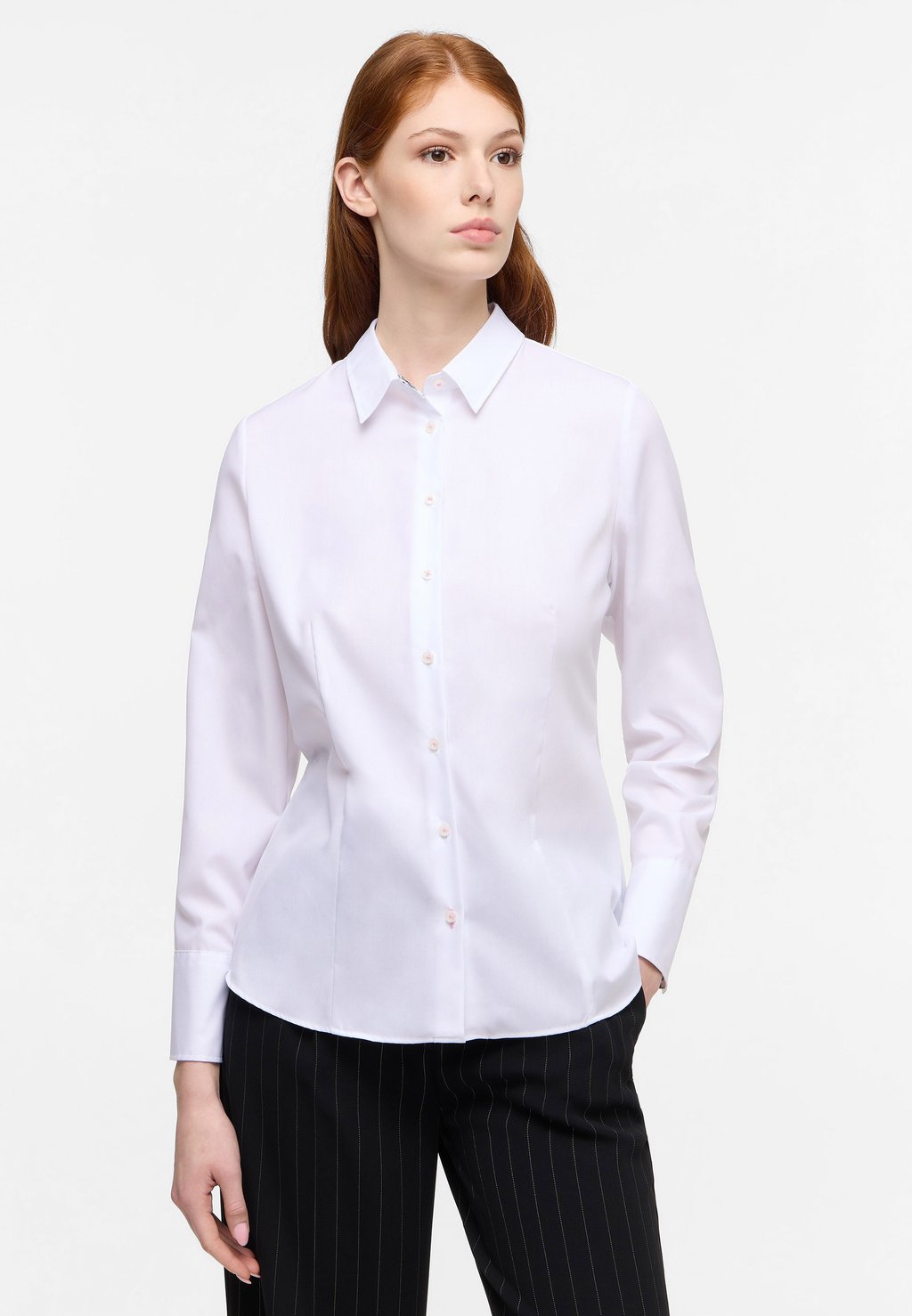 

Блузка на пуговицах REGULAR FIT Eterna, белый