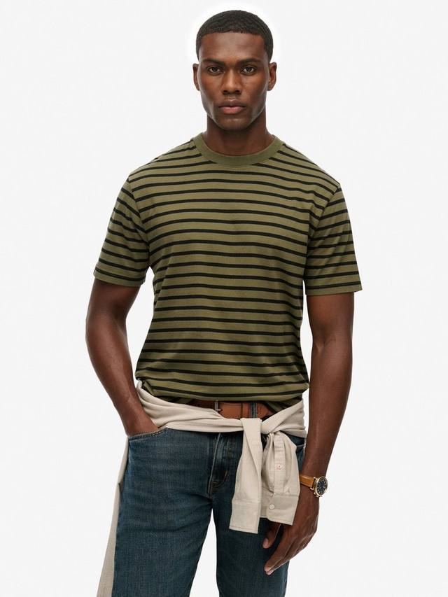 

Футболка Merchant Store из хлопка Stripe Superdry, Olive/Black