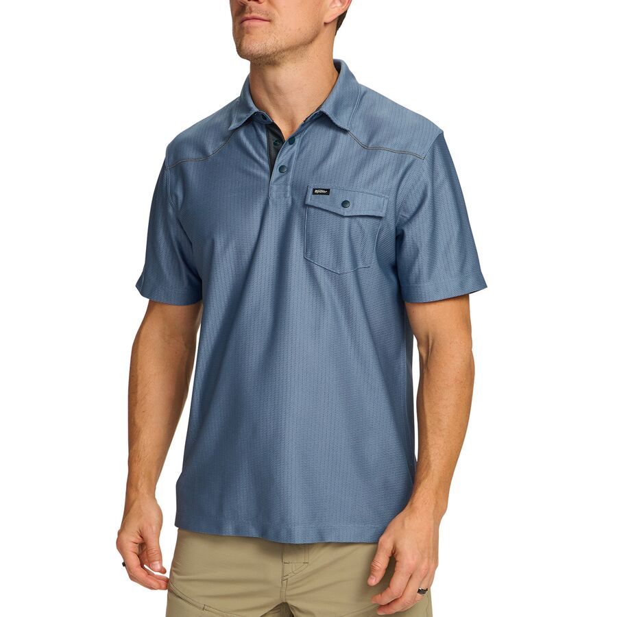 

Мужская футболка-поло Ranchero Tech Howler Brothers Howler Brothers, Mirage Blue, Синий, Мужская футболка-поло Ranchero Tech Howler Brothers Howler Brothers, Mirage Blue