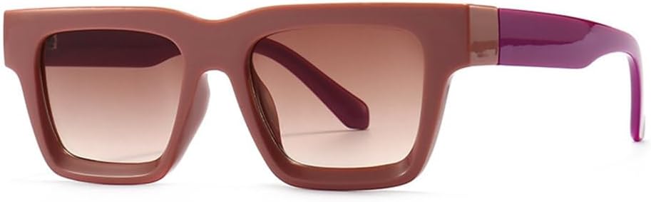 

Популярные солнцезащитные очки для женщин в стиле ретро: синие, зеленые, желтые, красные оттенки. Модные солнцезащитные очки для мужчин с градиентным переходом цвета и защитой от УФ-излучения UV400 TYUVIVO, Red