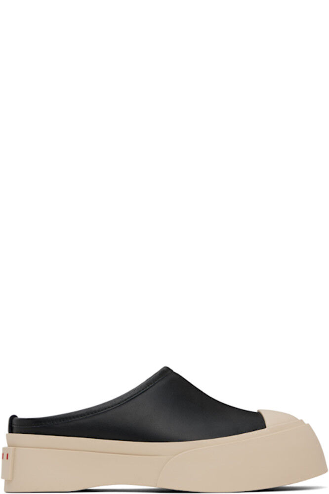 Черные мокасины Pablo Sabot Slip-on Marni