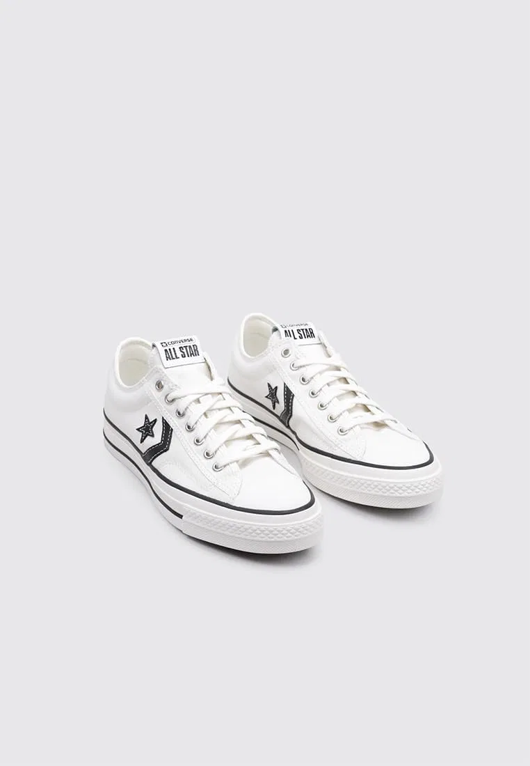 Кроссовки Converse Star Player 76 Premium Canvas Flat, White — фото 3