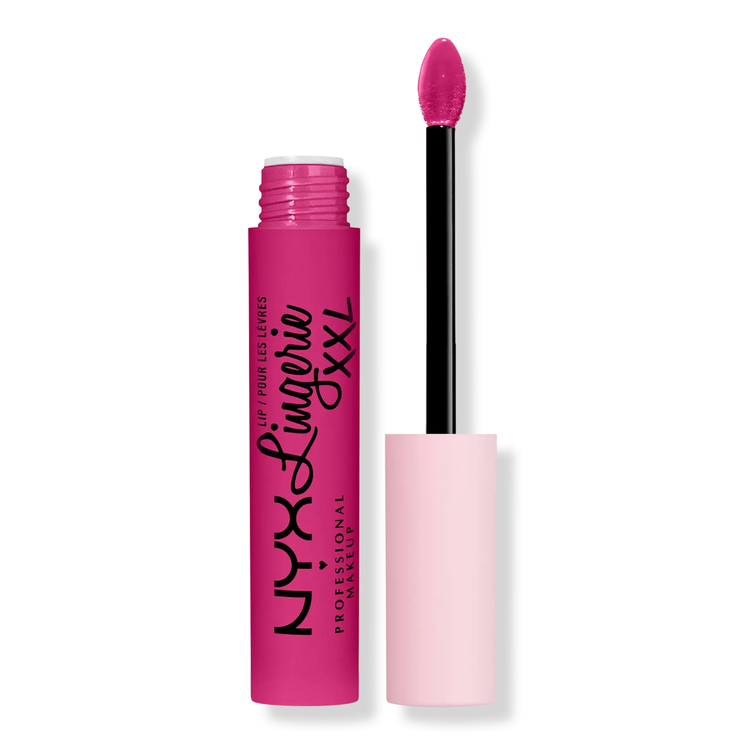 

Жидкая матовая помада Lip Lingerie XXL, стойкая NYX Professional Makeup, Pink Hit (cool toned hot pink)