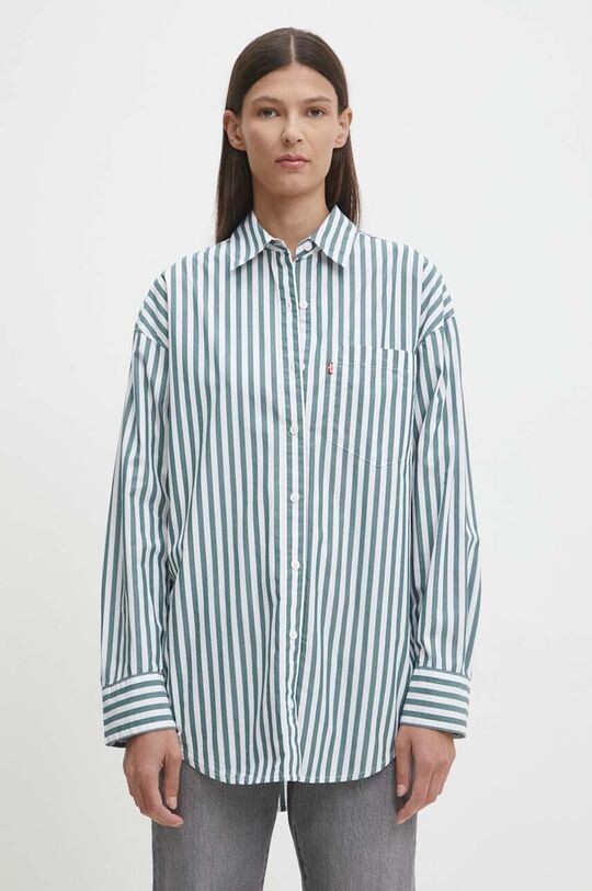 

Хлопковая рубашка Levi's, зеленый