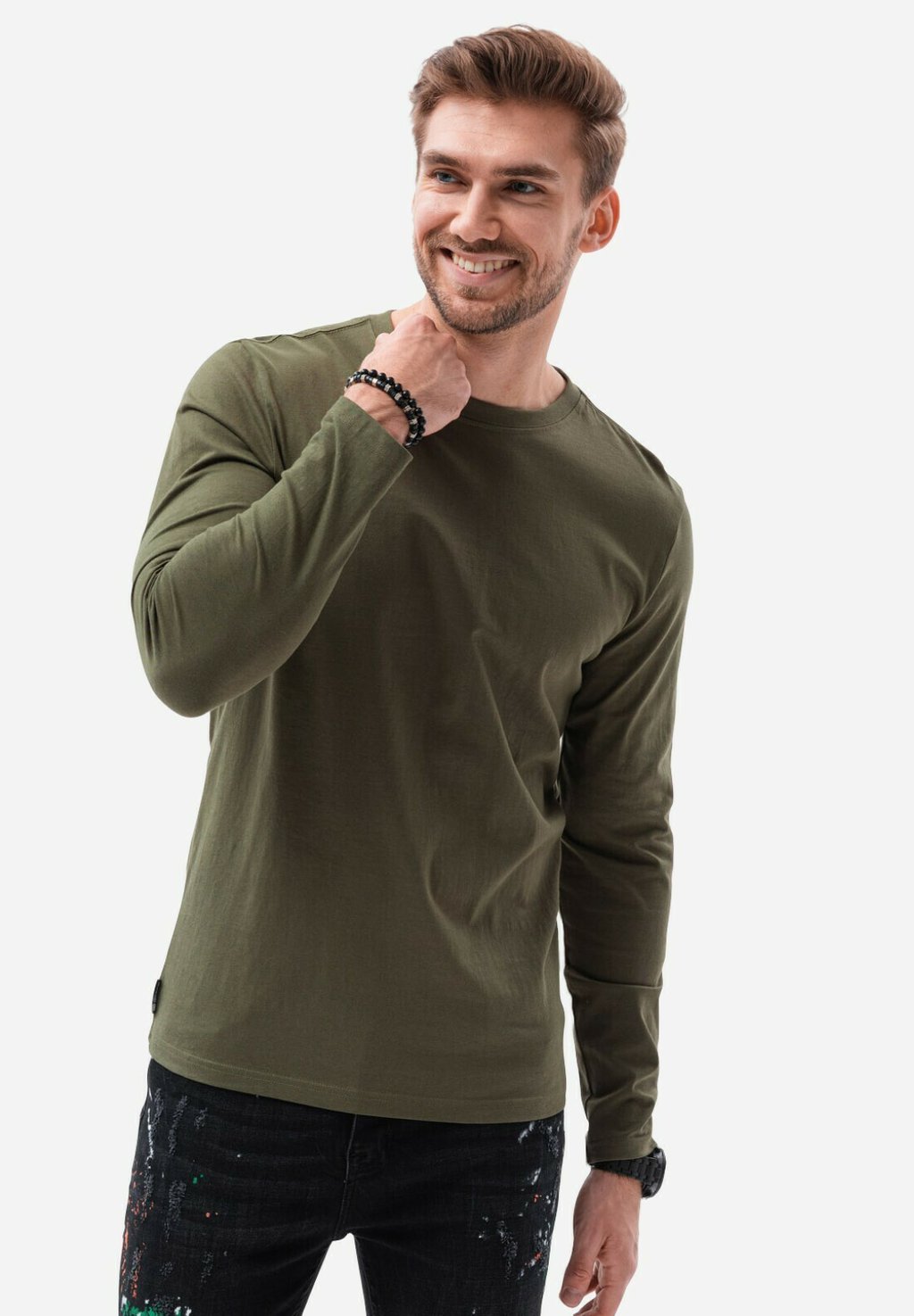 

Лонгслив SET OF TWO LONGSLEEVE Z43 Ombre, оливковый