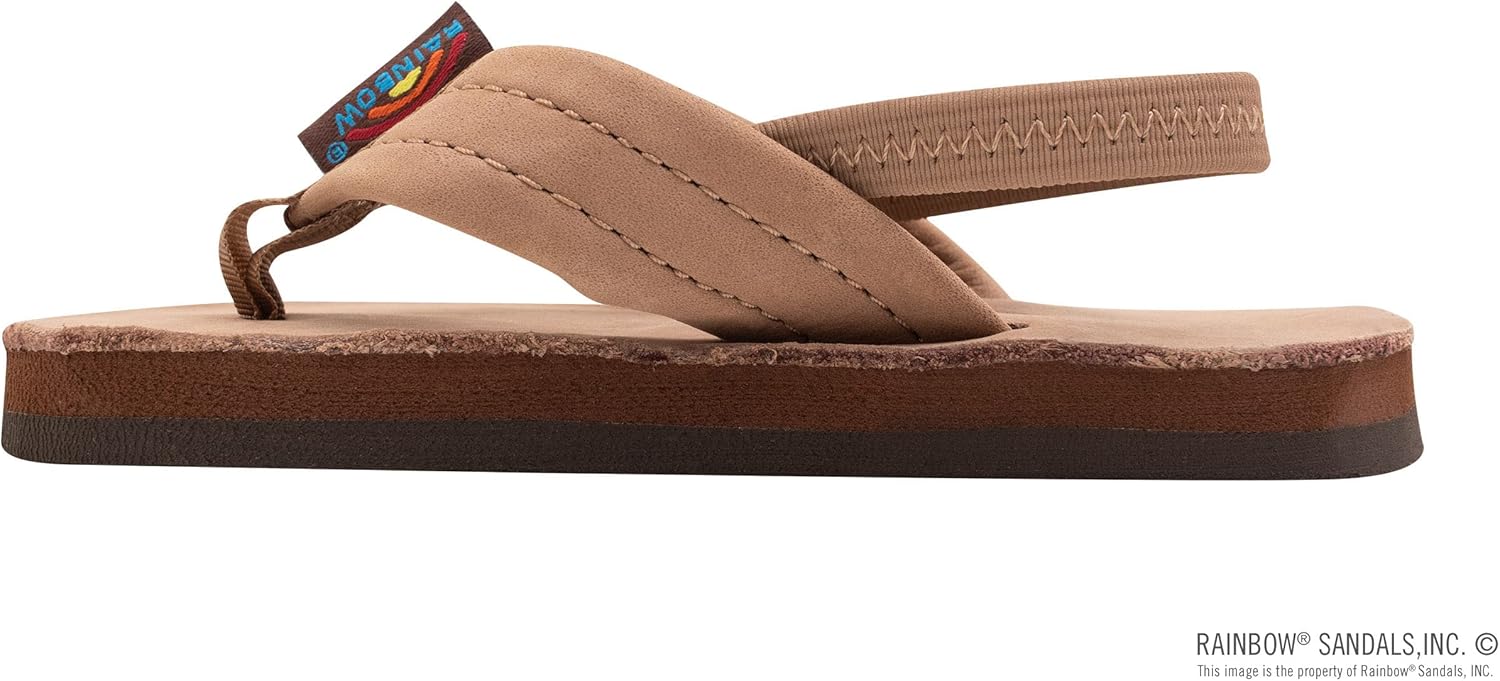 Детские сандалии Rainbow, однослойные, из высококачественной кожи Rainbow Sandals, темно-коричневый — фото 2