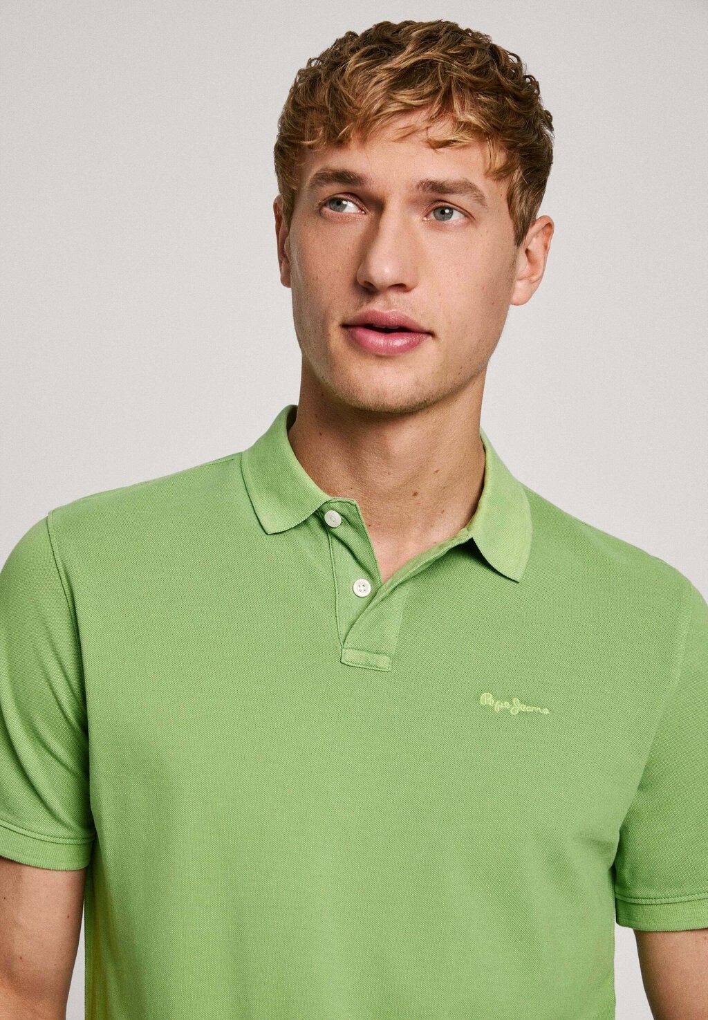 

Поло NEW OLIVER Pepe Jeans, зеленый