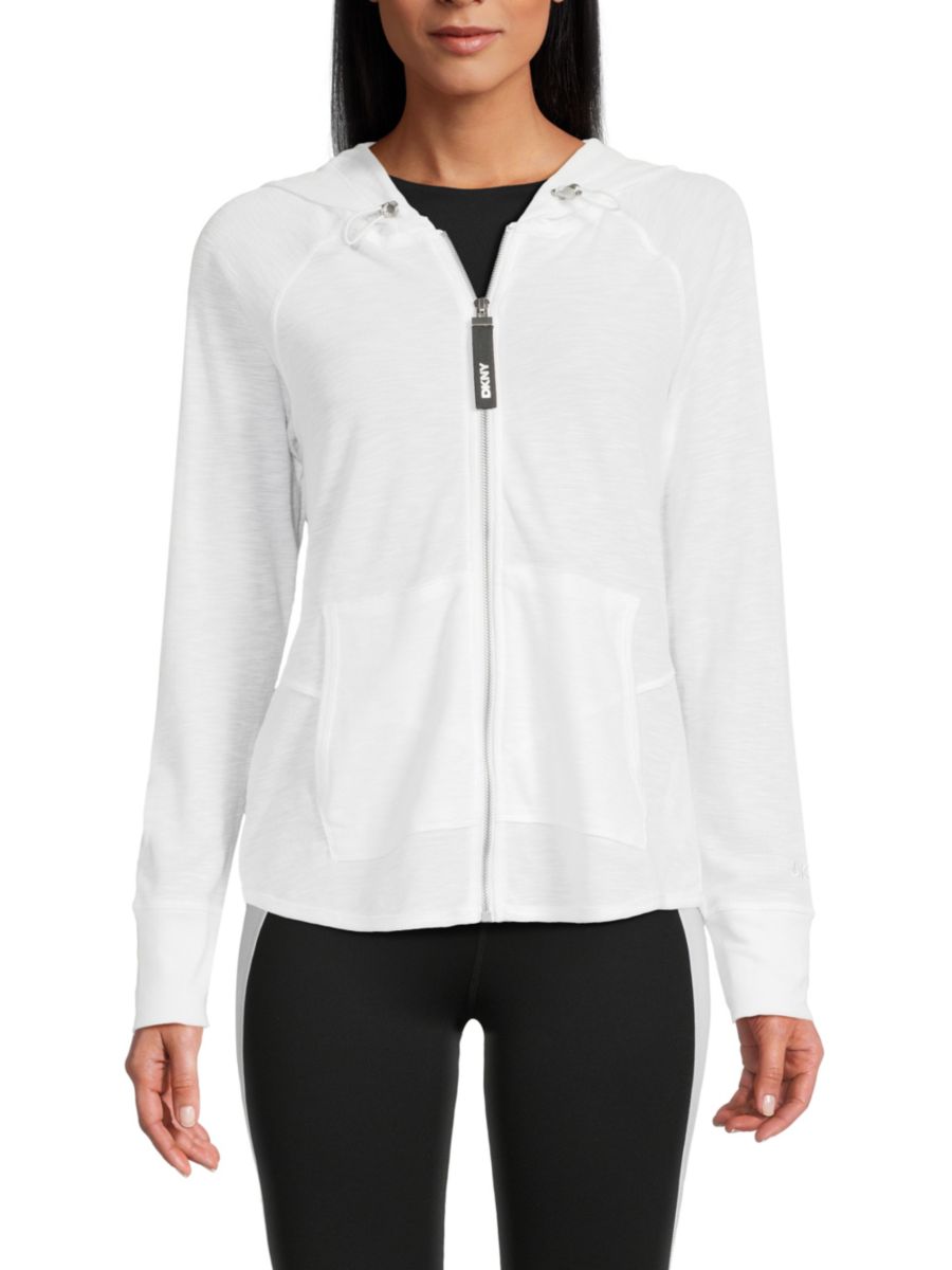 

Куртка с открытыми швами DKNY Sport, белый