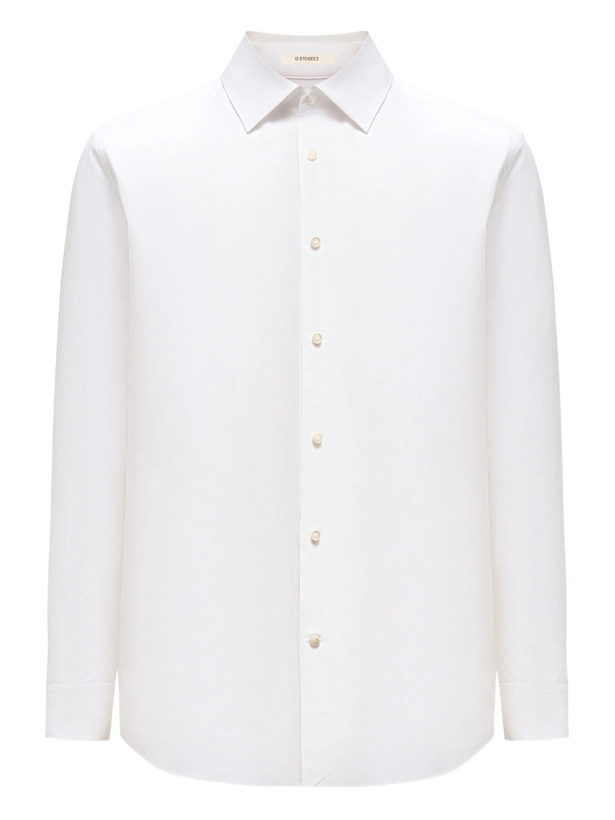 

Рубашка с длинными рукавами и декоративной строчкой 12 Storeez, белый
