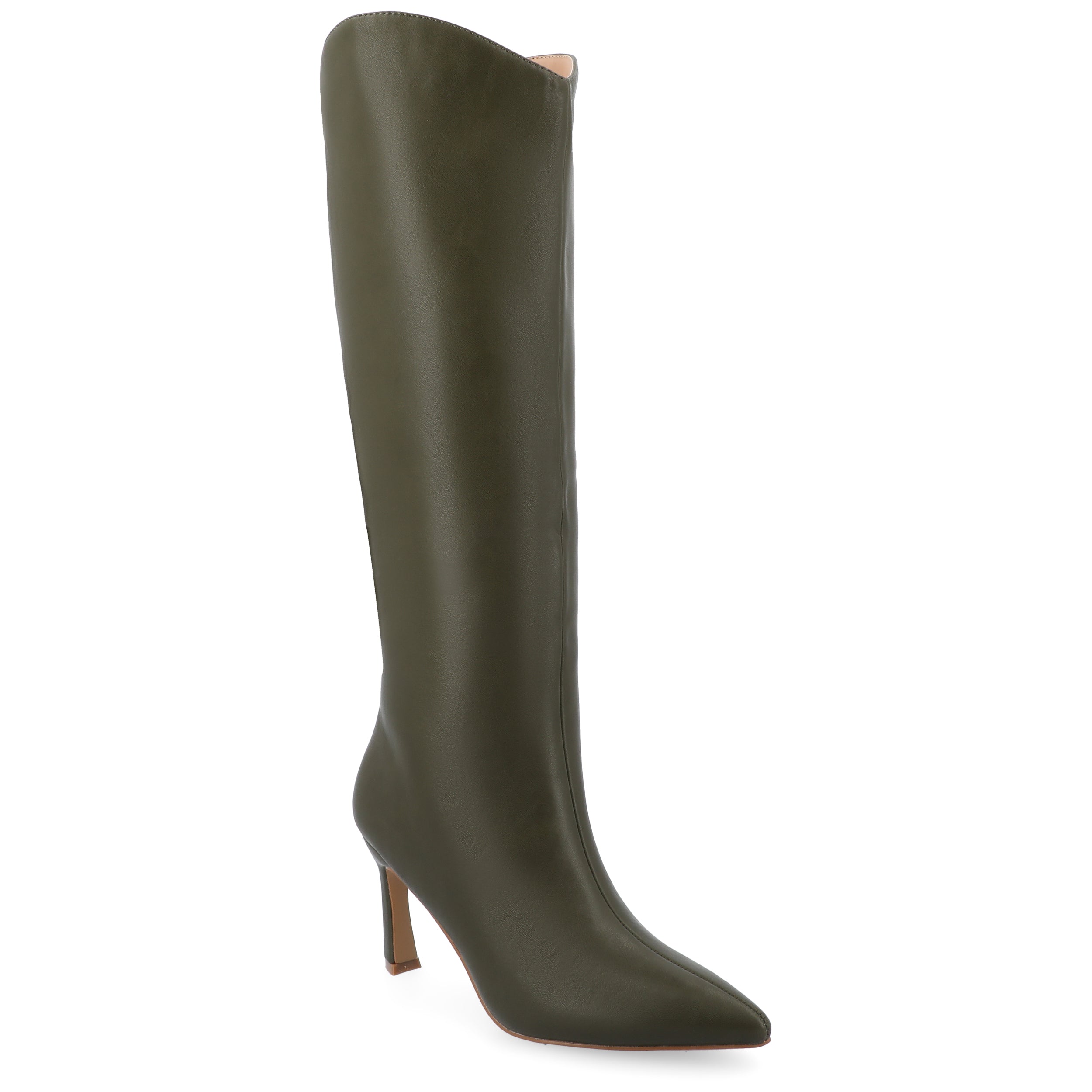 Женские сапоги Journee Tru Comfort Foam Rehela Wide Width Wide Calf Journee Collection, оливковый