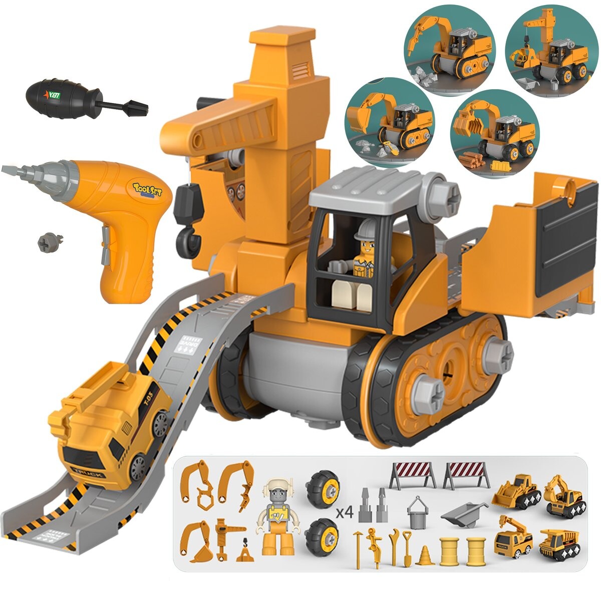 

WOOPIE Mega Construction Site 5in1 XXL Набор для сборки своими руками