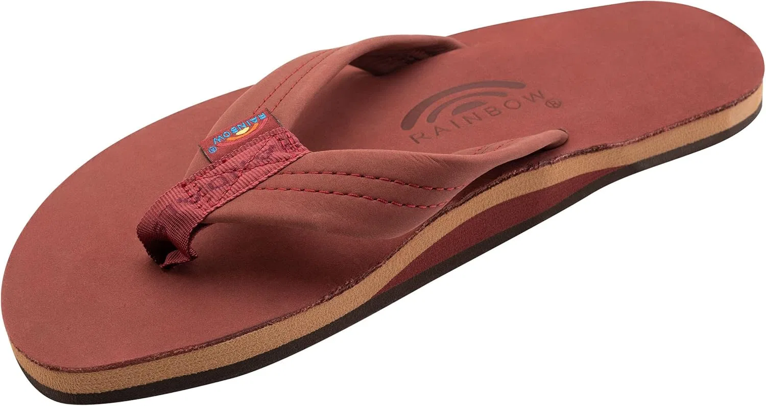 Сандалии из натуральной кожи Rainbow, Cognac с бежевой подошвой Rainbow Sandals