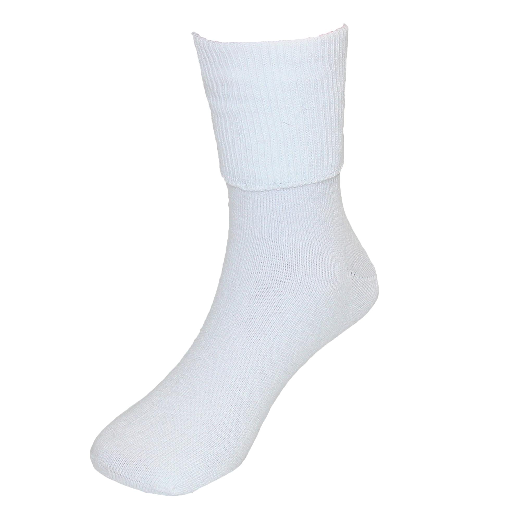

Школьная форма бесшовные носки с отворотом манжеты Jefferies Socks, белый