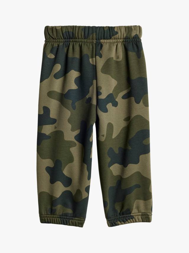 Детский комплект adidas из хлопковой смеси камуфляж с топом и джоггерами adidas, Strata/Black — фото 4
