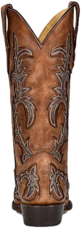 Мужские ковбойские сапоги Corral с вышивкой и вставками, острый носок - C3845 Corral Boots, Honey — фото 4