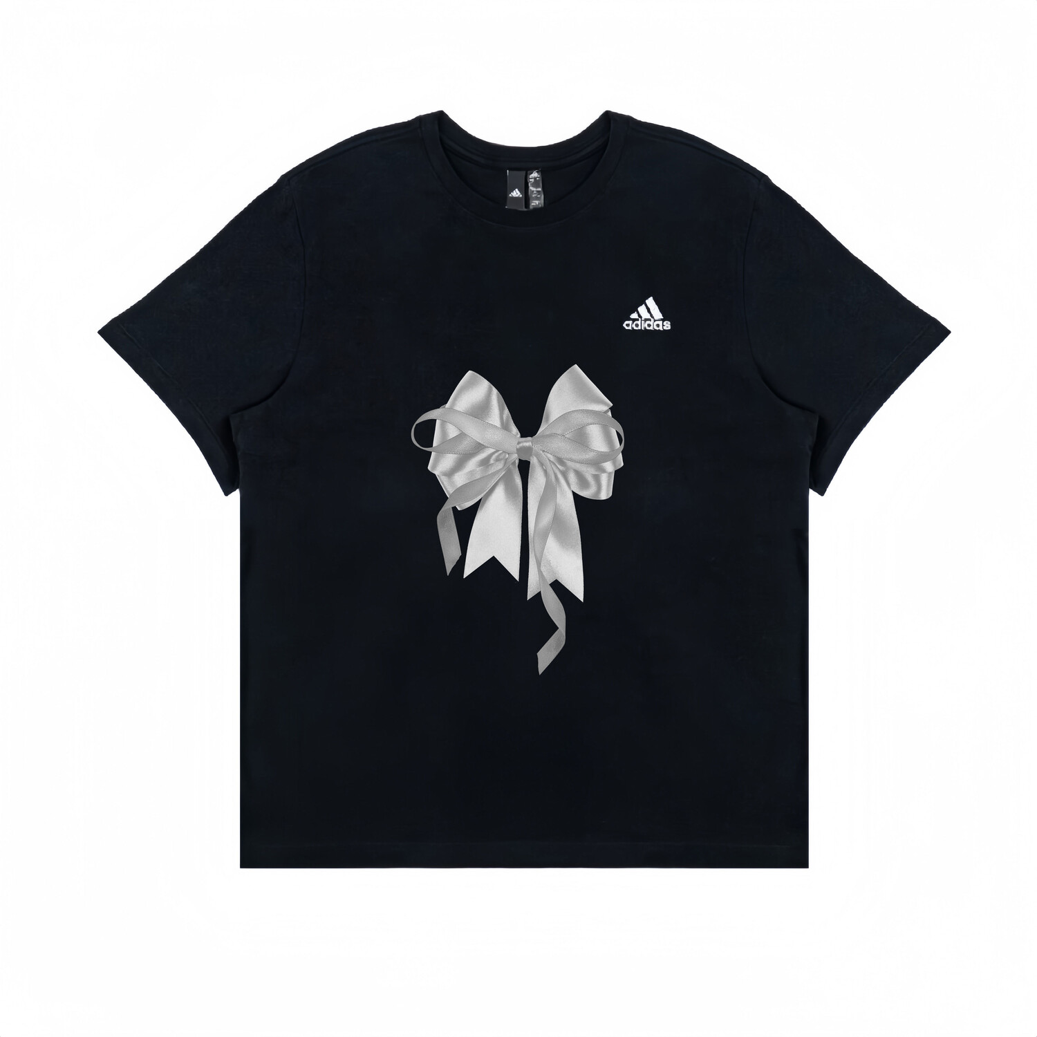 

Футболка унисекс черная Adidas, черный