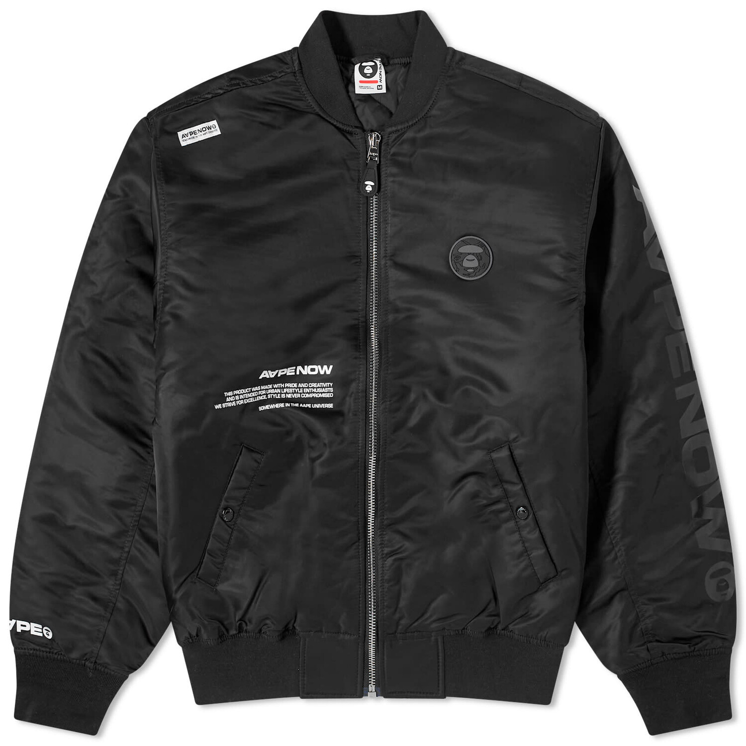 

Куртка Aape Now Ma-1, черный