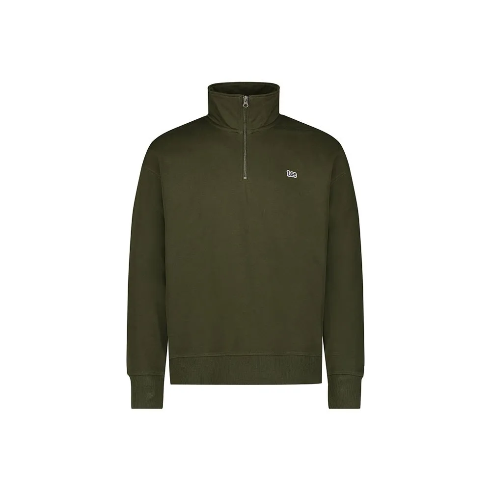 

Толстовка Lee 112355752 half zip, зеленый