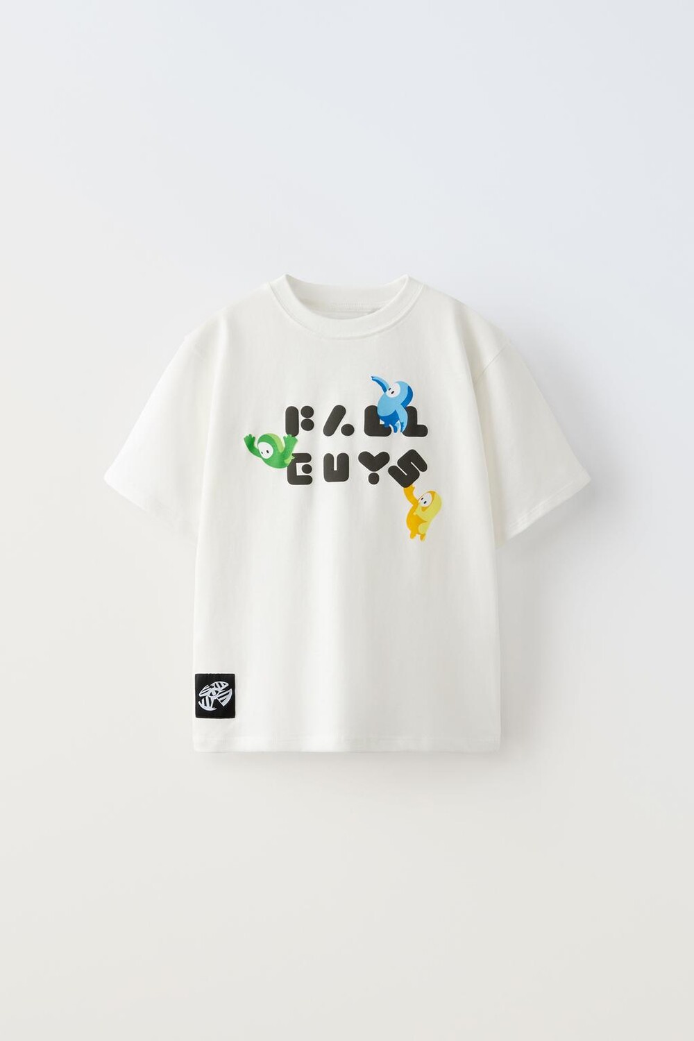 

Футболка raised fall guys ZARA, белый