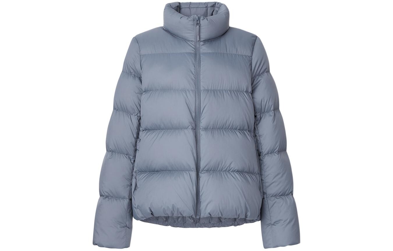 

Пуховик женский Uniqlo, голубой