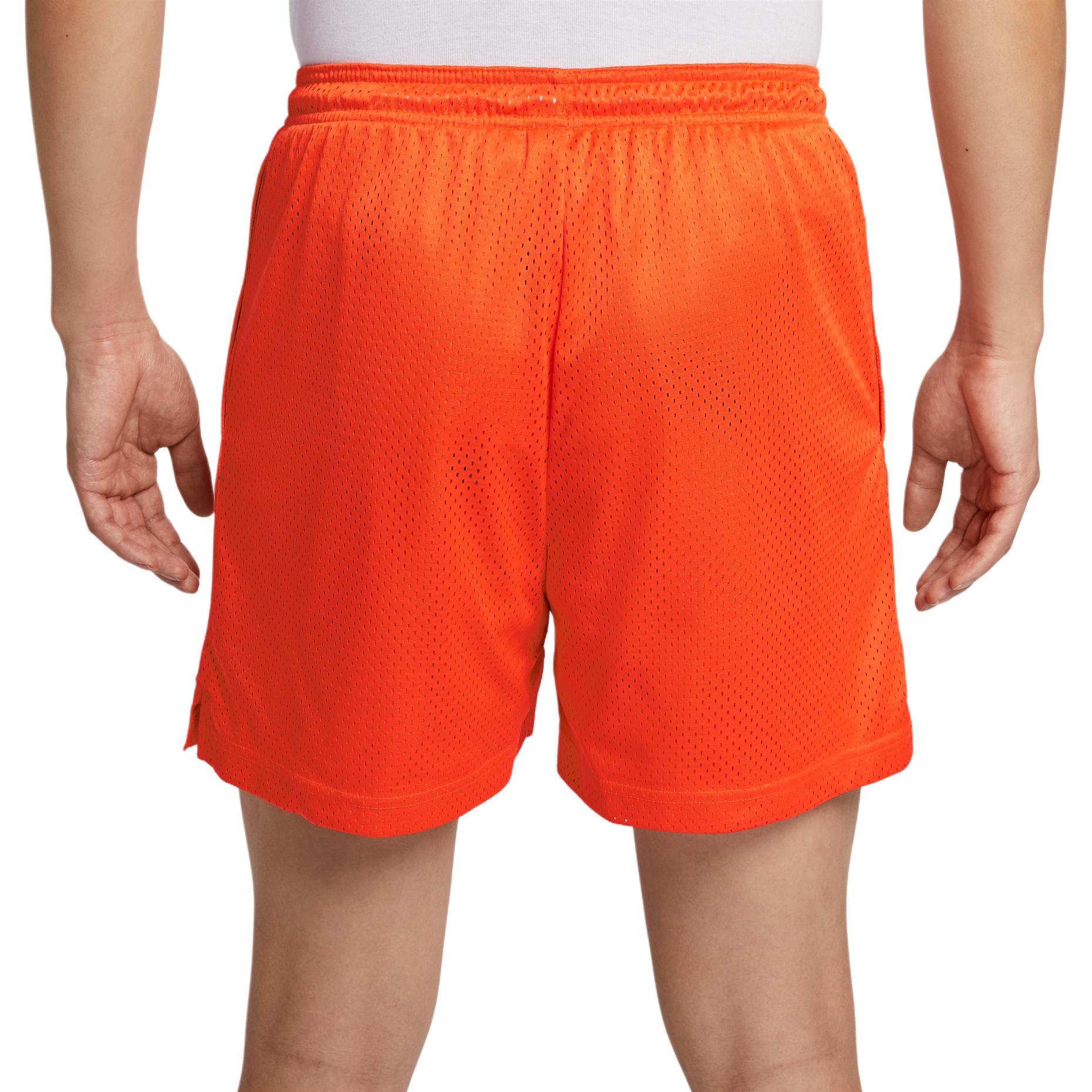 Мужские баскетбольные шорты dri fit Nike, оранжевый/белый — фото 3