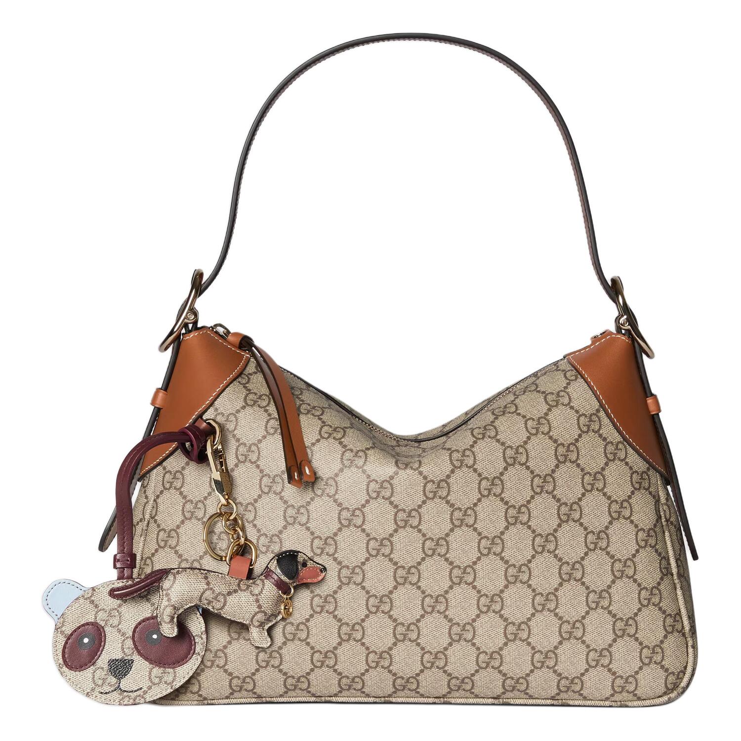 Женская сумка-мессенджер Gucci GG Emblem Monogram — фото 2