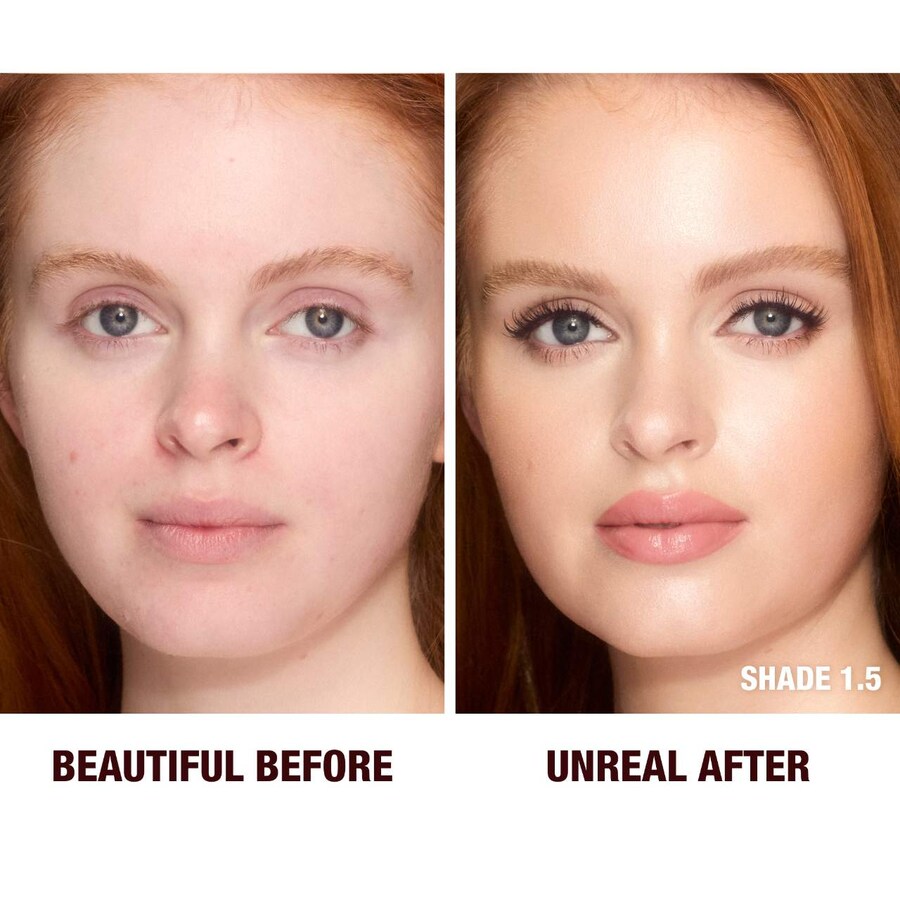 Увлажняющий тональный крем-стик Unreal Skin Sheer Glow Tint Charlotte Tilbury, 0.3 oz /9 g, 1.5 Fair — фото 2