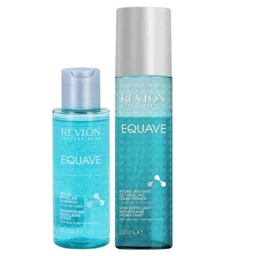 

REVLON Набор для волос Шампунь + Двухфазный кондиционер EQUAVE 100 мл + 200 мл