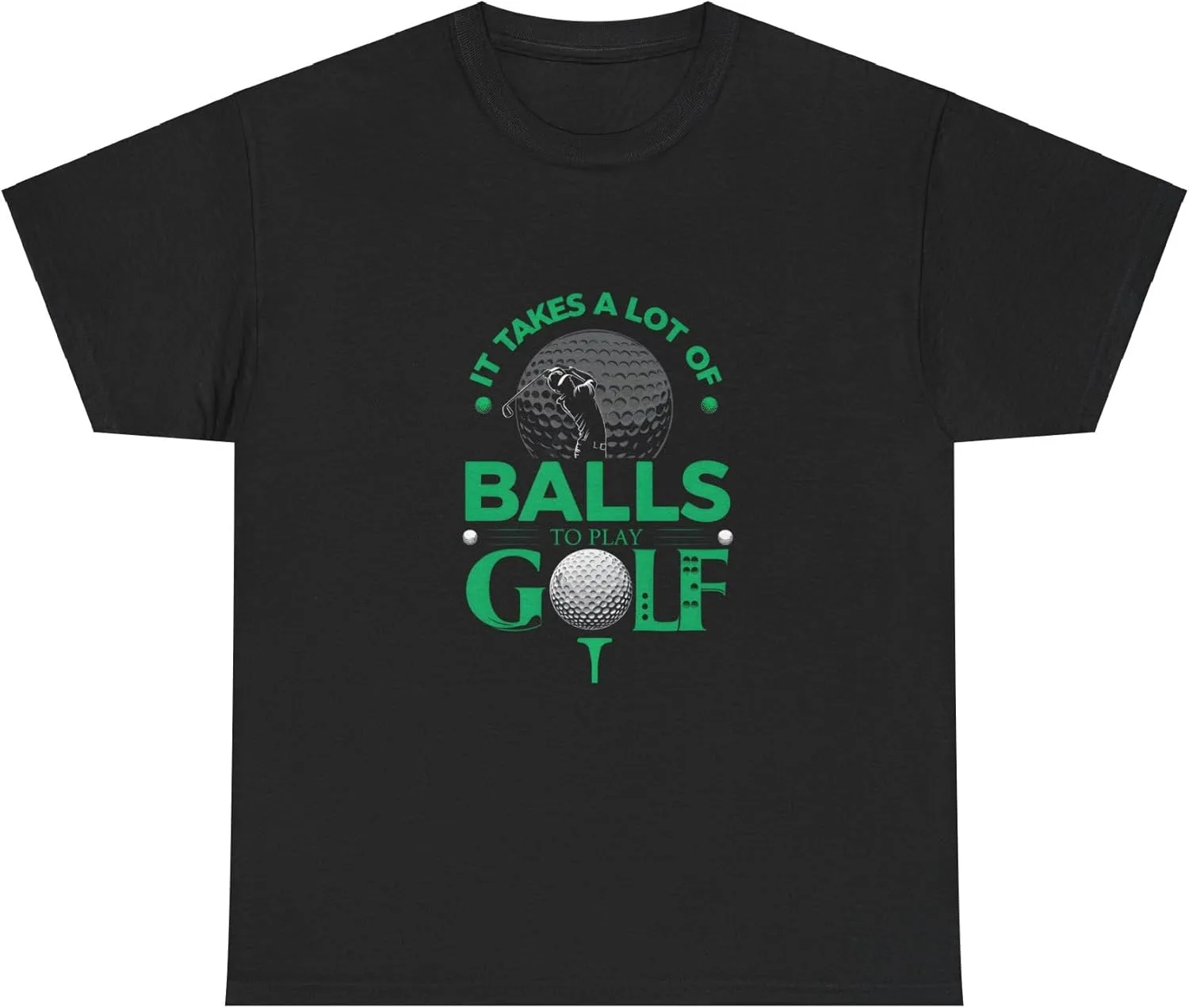 Футболка Funny Golf с принтом It Takes A Lot of Balls to Play Golf, Unisex