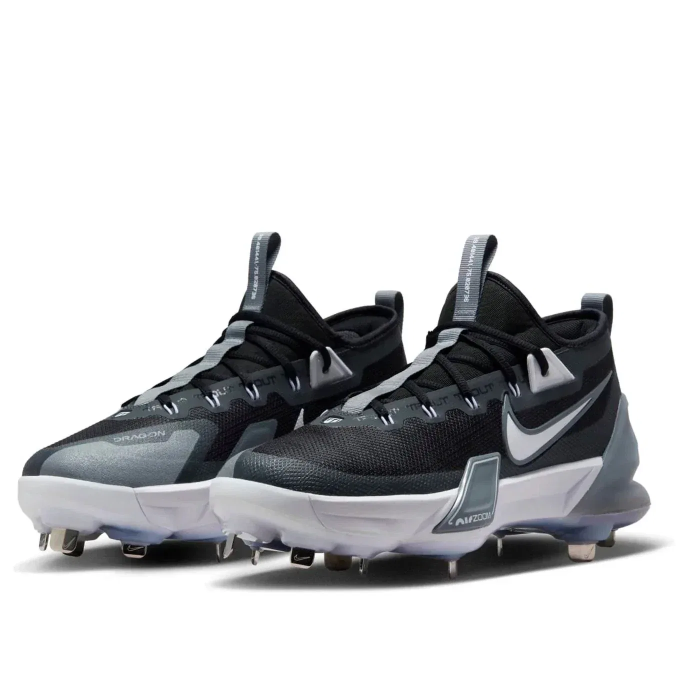 Мужские бейсбольные бутсы Nike Force Zoom Trout 9 Elite FB2906-001 черного цвета RHS7022