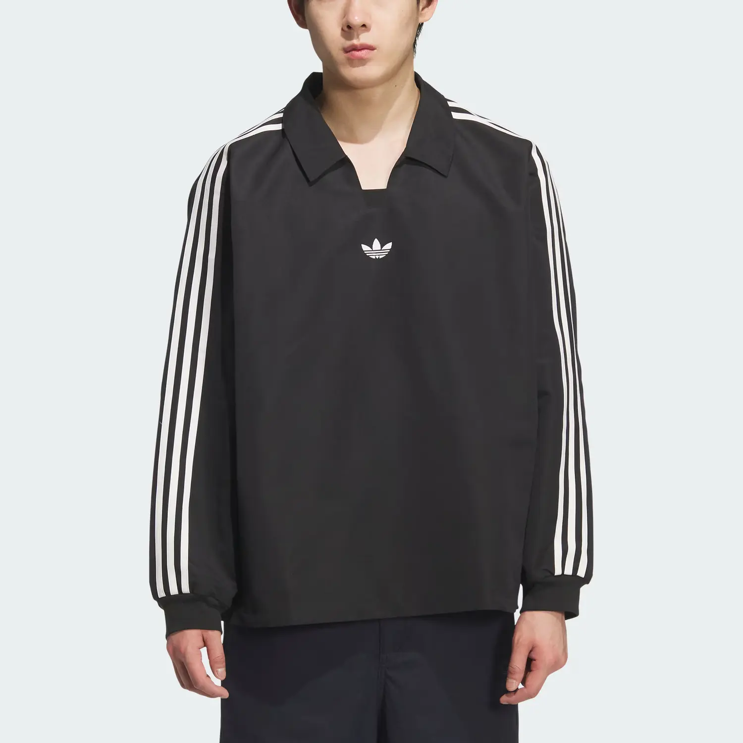 Рубашка поло unisex Adidas Originals, черный — фото 2