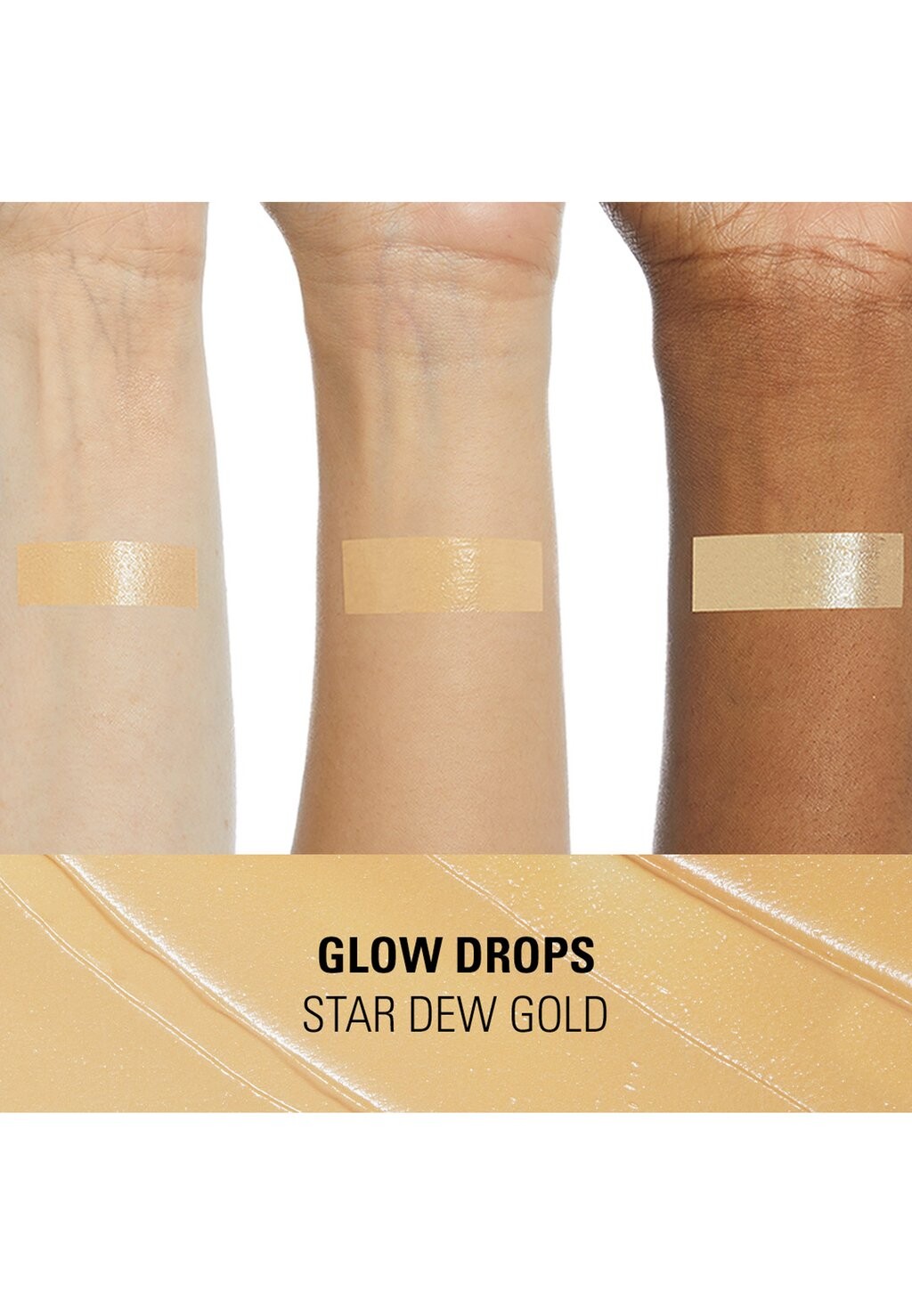 

Румяна REVOLUTION BRIGHT LIGHT GLOW DROPS Makeup Revolution, золото