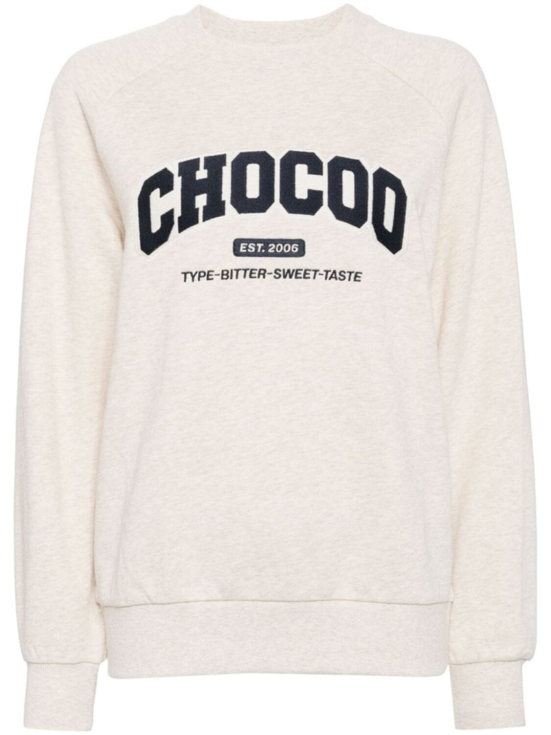 

CHOCOOLATE толстовка с нашивкой-логотипом, нейтральный цвет